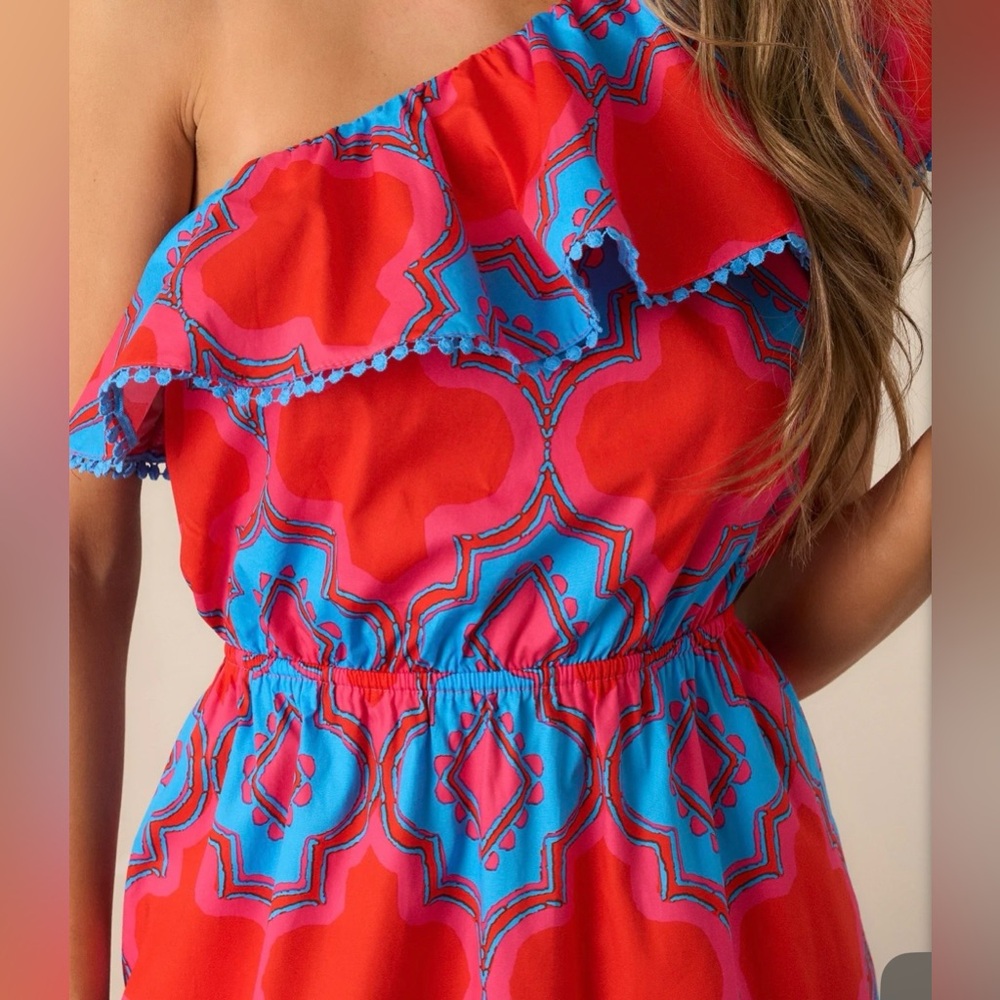 Sugarlips Devany Suraya One-Shoulder Cotton Maxi - Picture 3 of 8